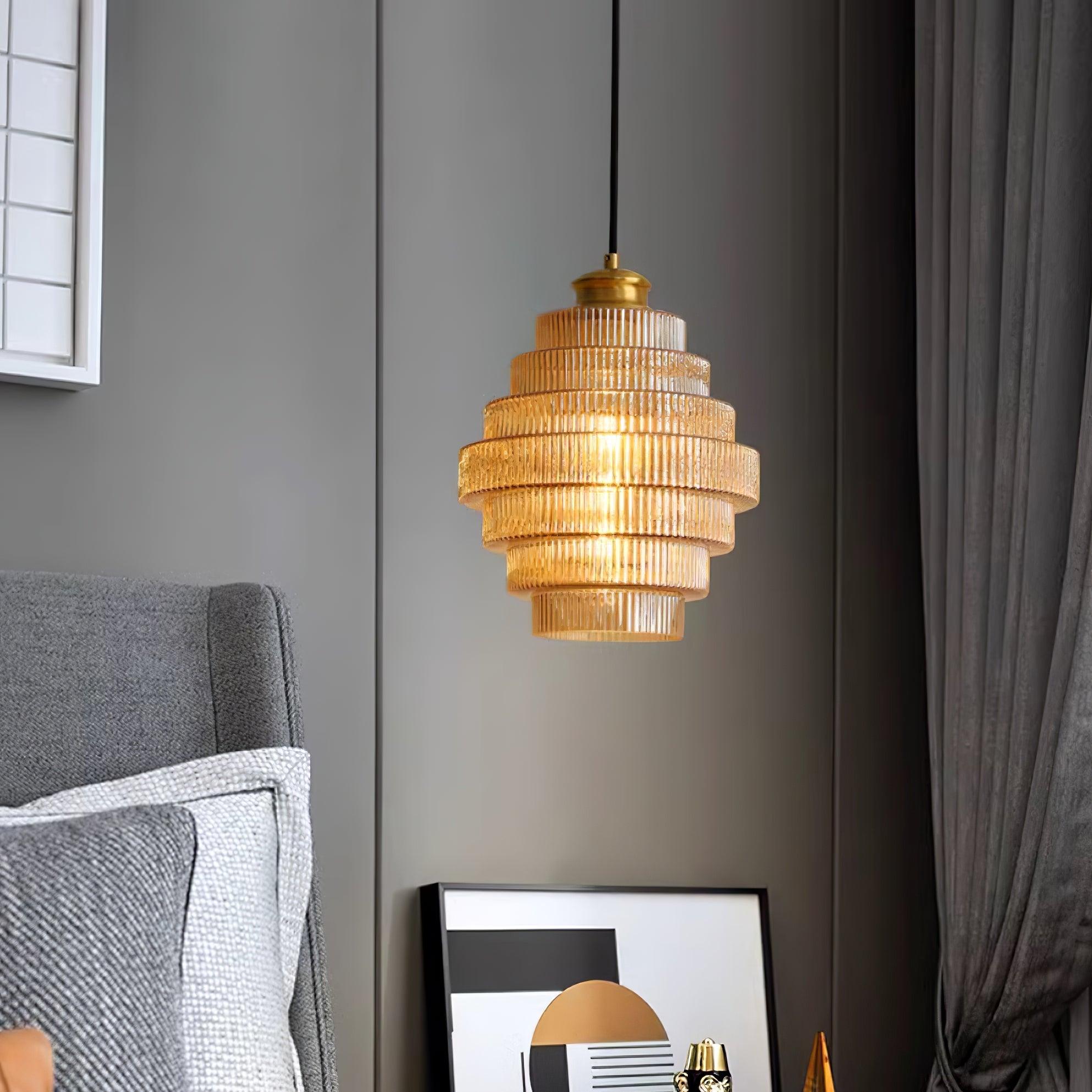 Lampa wisząca ryflowana Viken