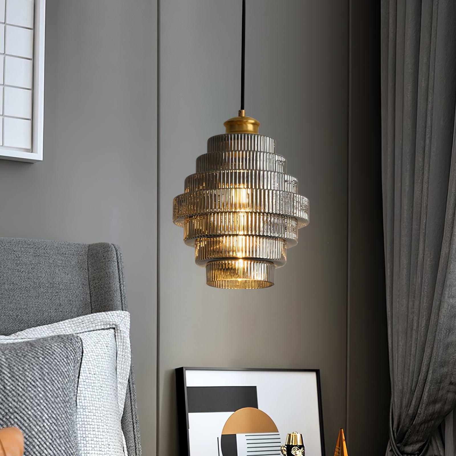 Lampa wisząca ryflowana Viken