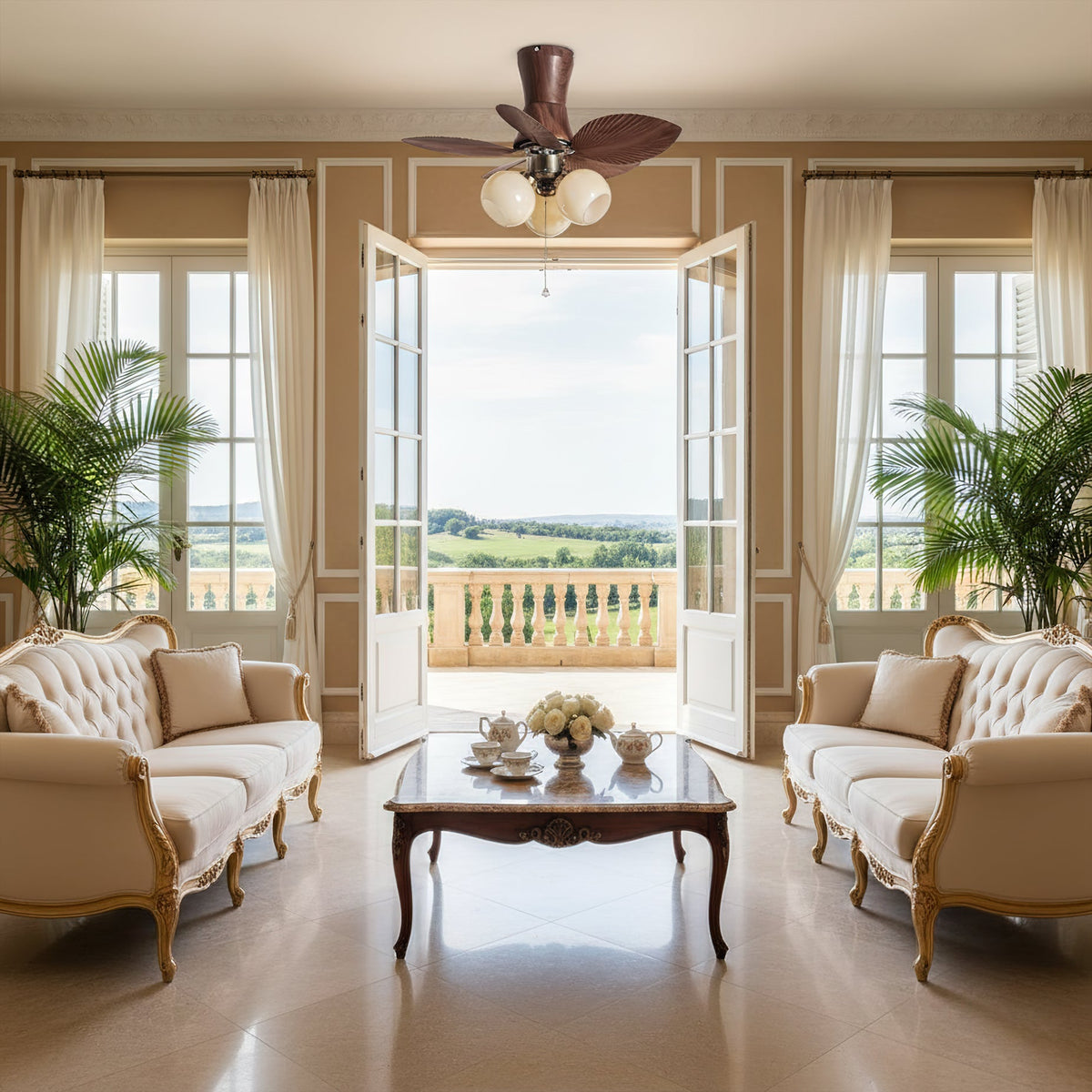 Malibu Ceiling Fan Light – detail 3