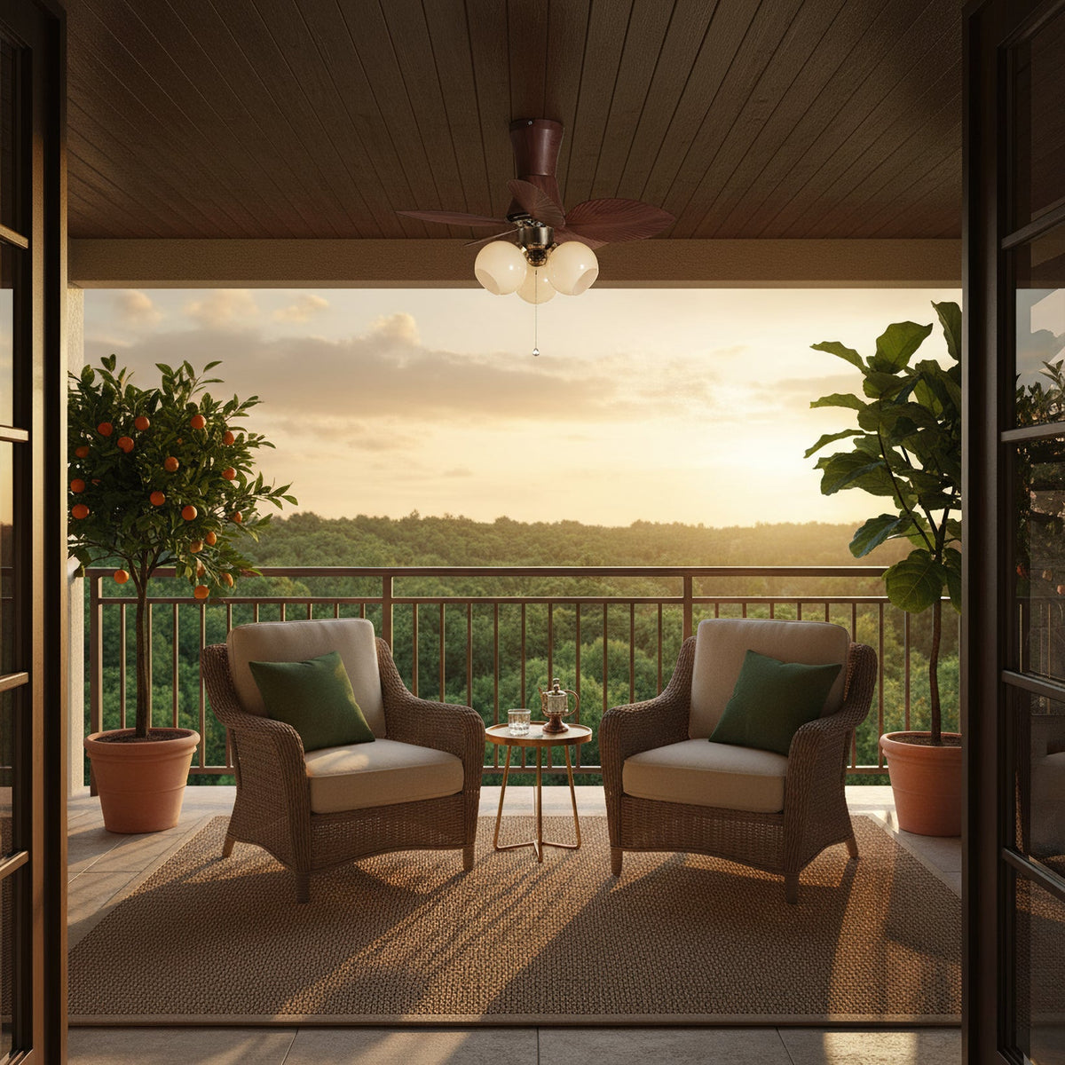 Malibu Ceiling Fan Light – detail 8