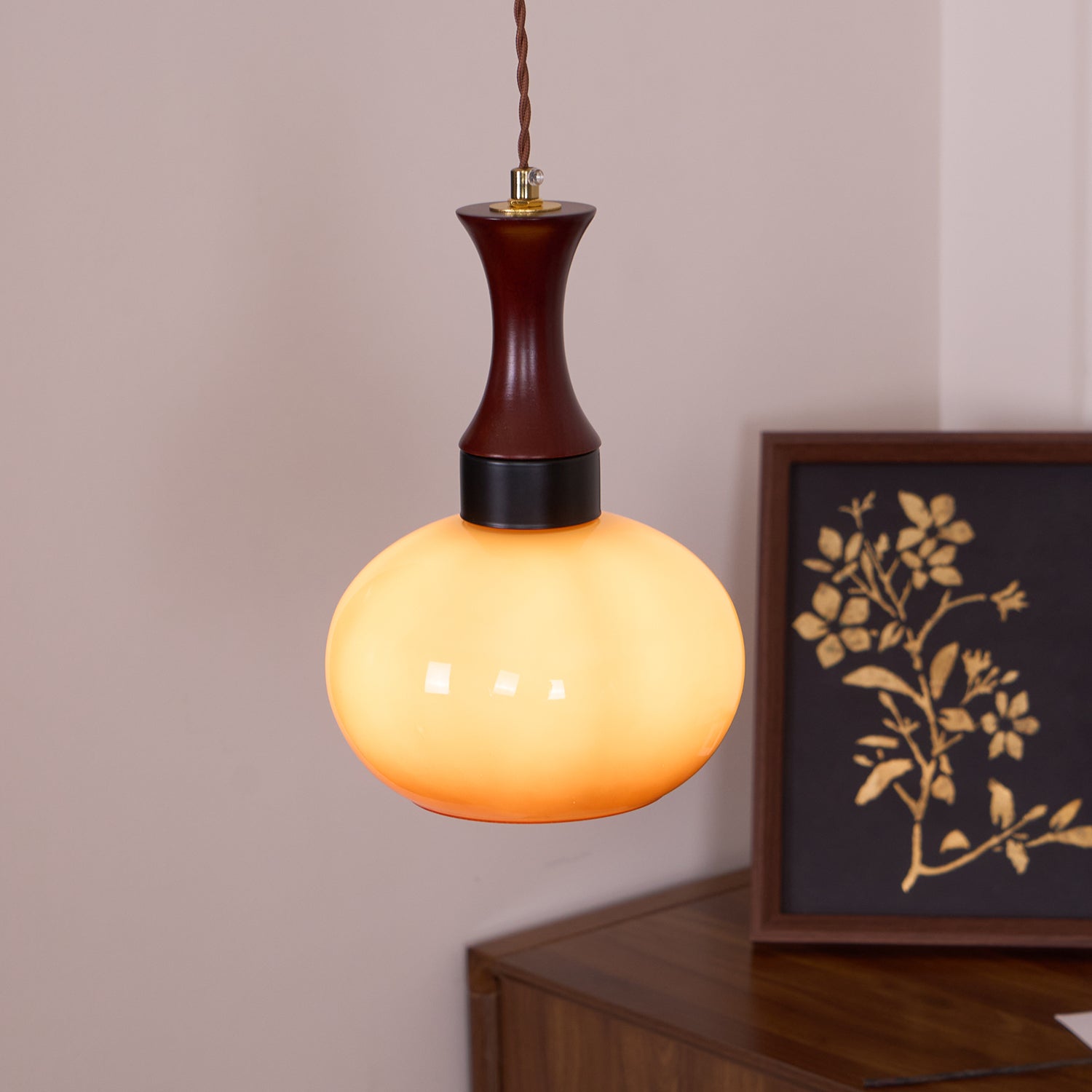 Lampa wisząca tubowa Mikan