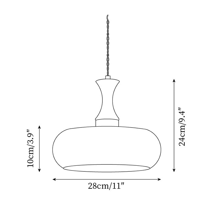 Lampa wisząca vintage Goralek