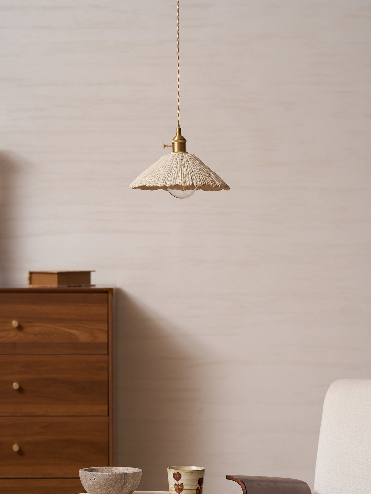 Microcement Pendant Lamp - Vakkerlight