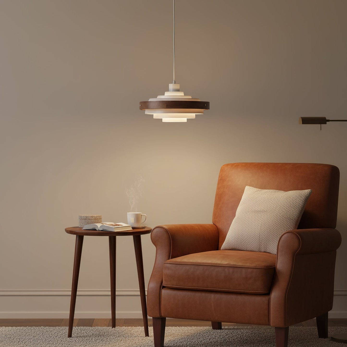 Lampa wisząca okrągła Zanvik