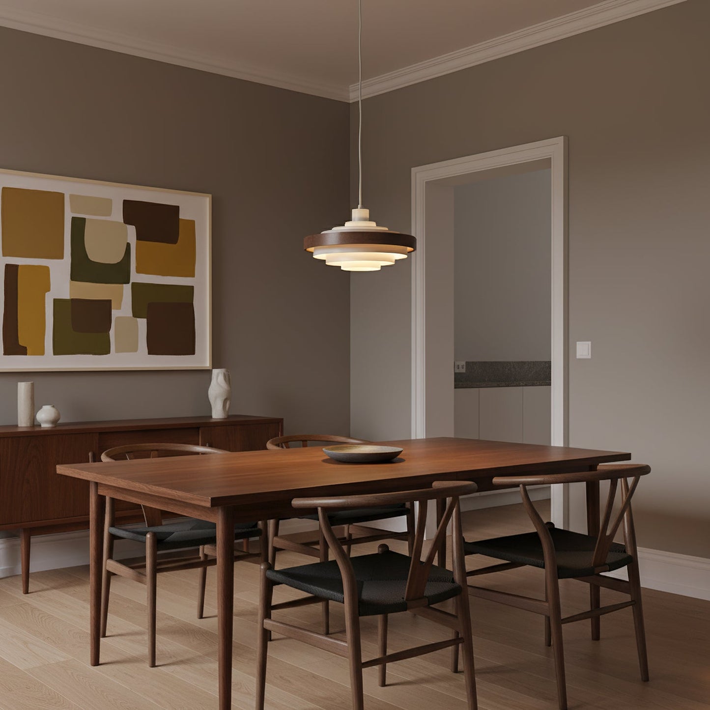 Lampa wisząca okrągła Zanvik