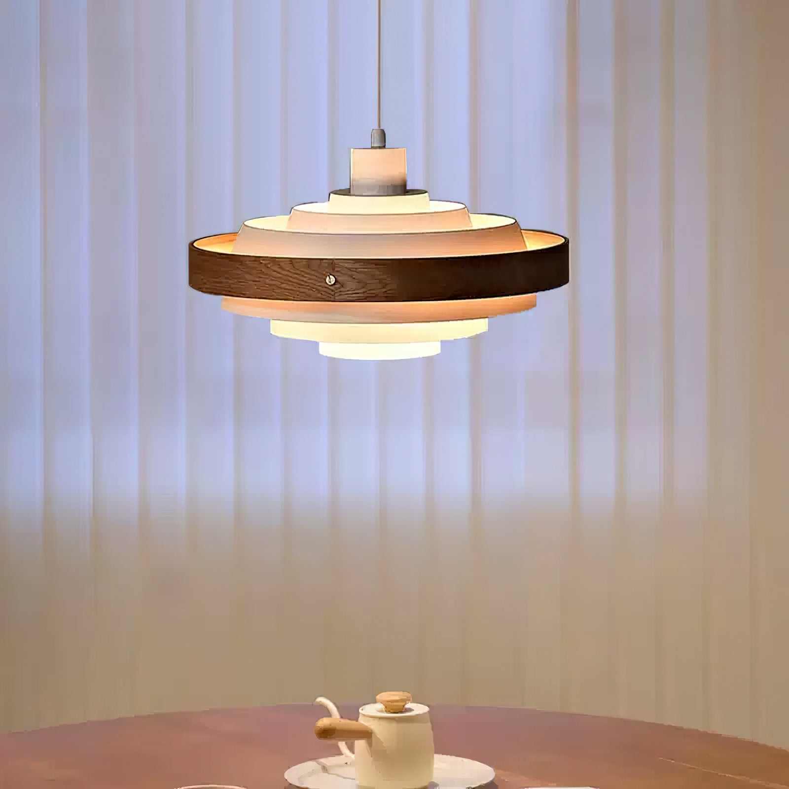 Lampa wisząca okrągła Zanvik