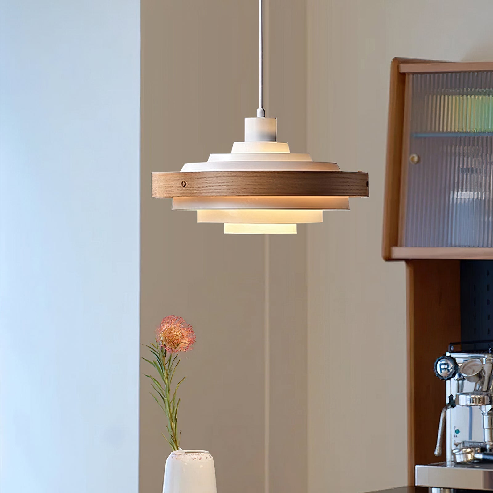Lampa wisząca okrągła Zanvik