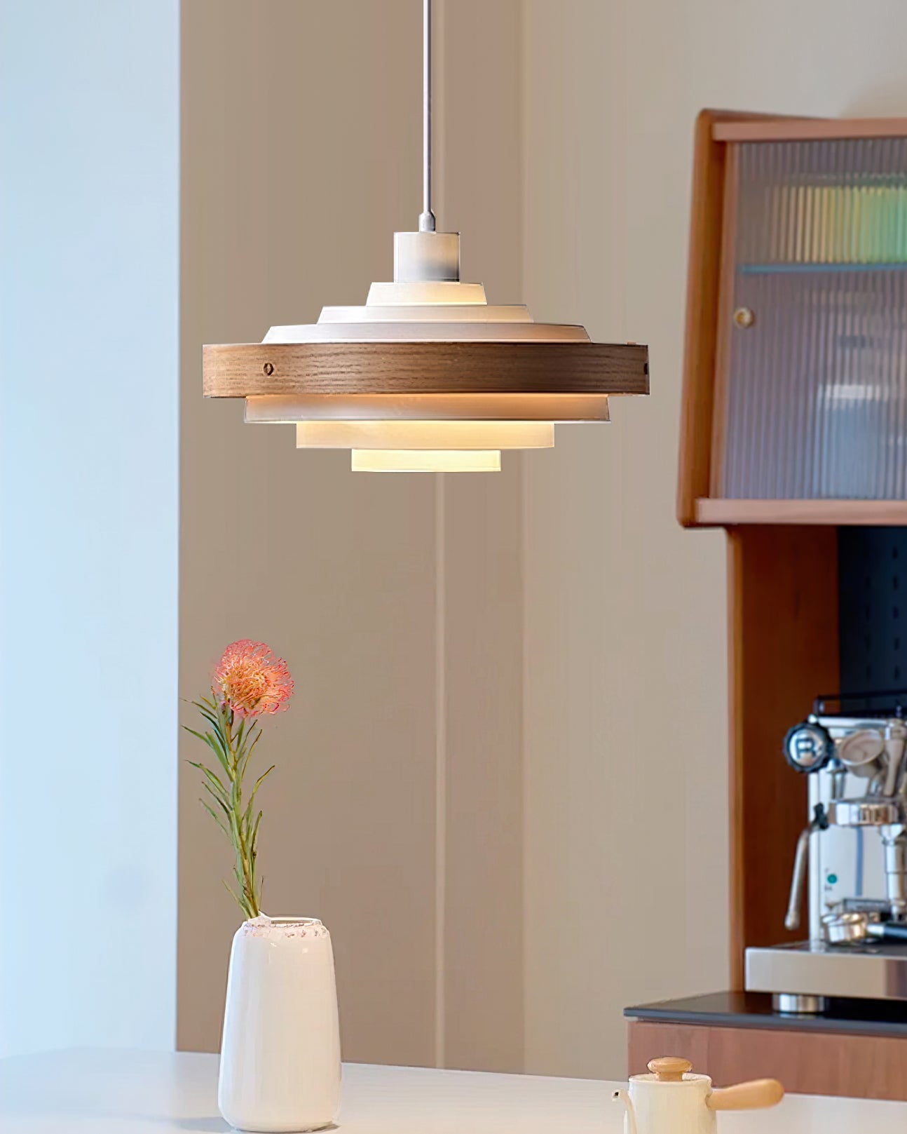 Lampa wisząca okrągła Zanvik