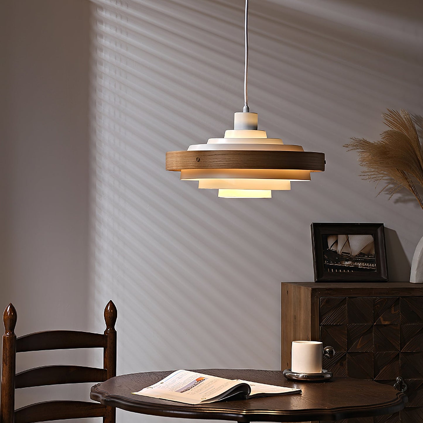 Lampa wisząca okrągła Zanvik