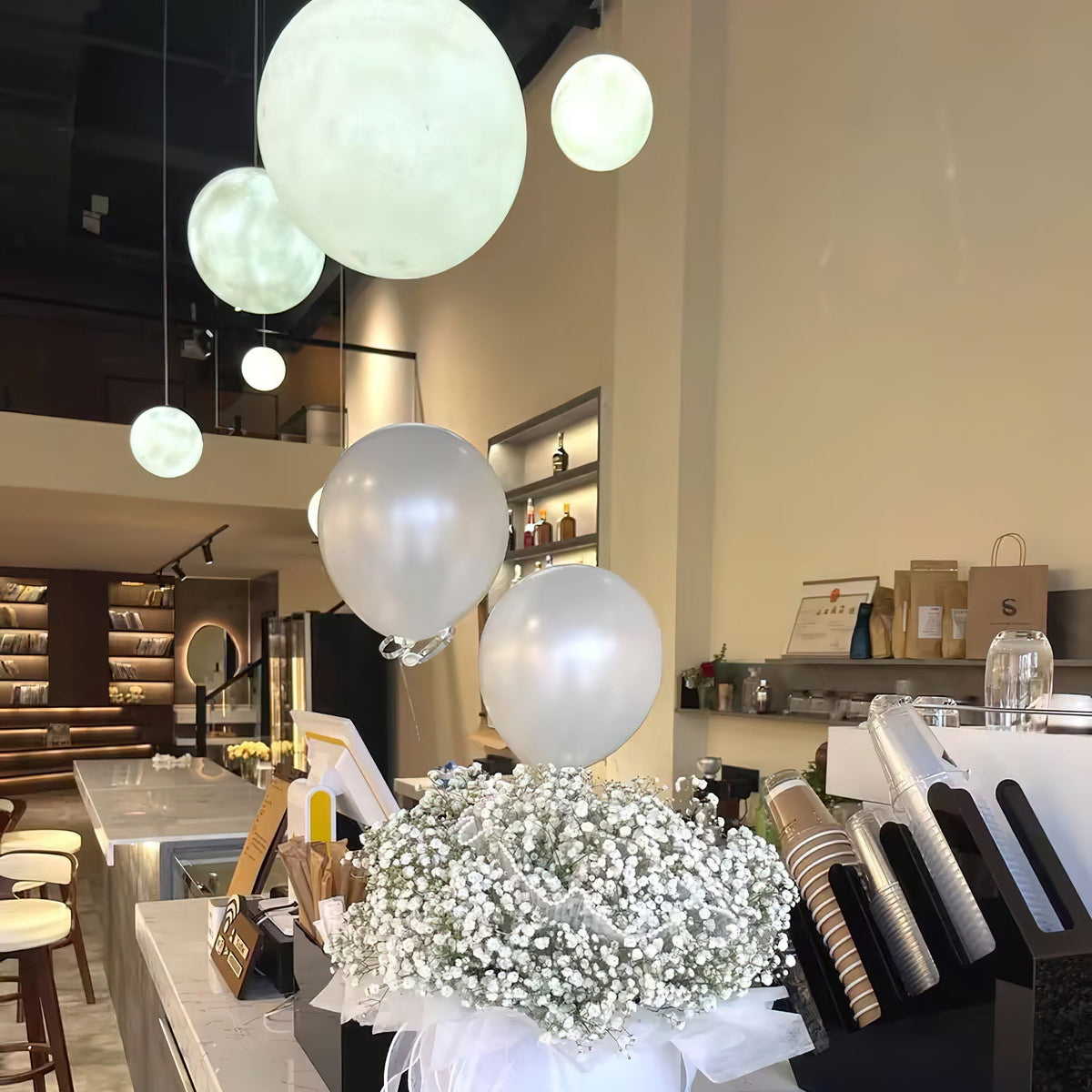 Lampa wisząca kula Galek