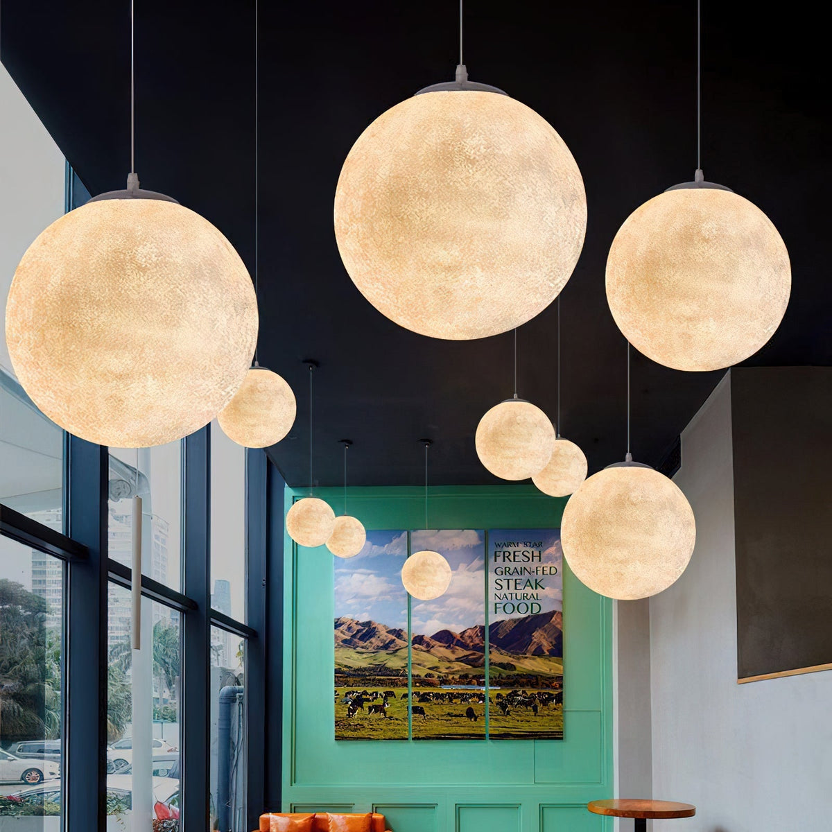 Lampa wisząca kula Galek