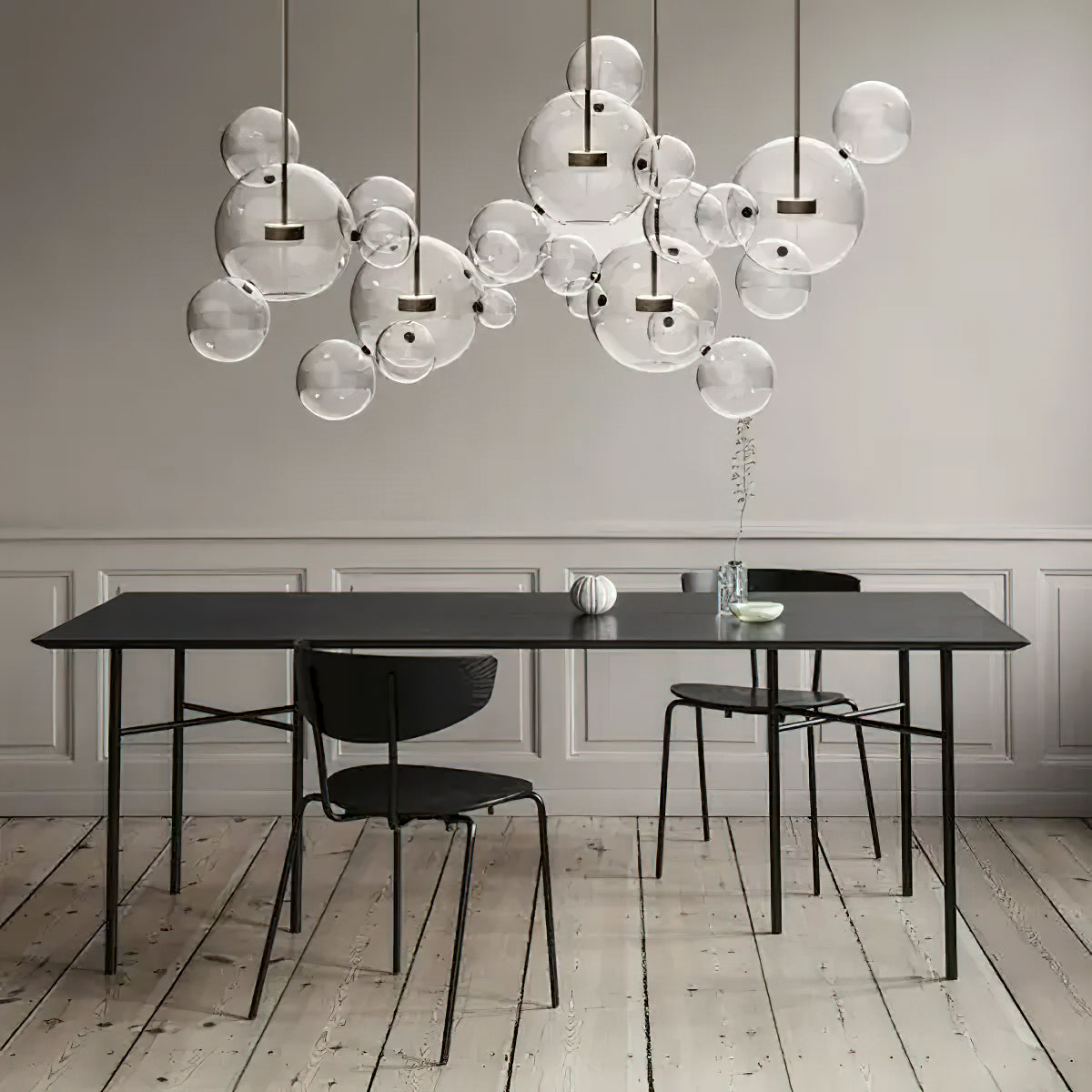 Lampa wisząca kulista Zanri