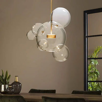 Lampa wisząca kulista Zanri