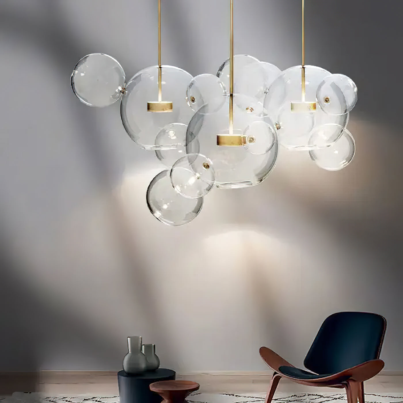 Lampa wisząca kulista Zanri