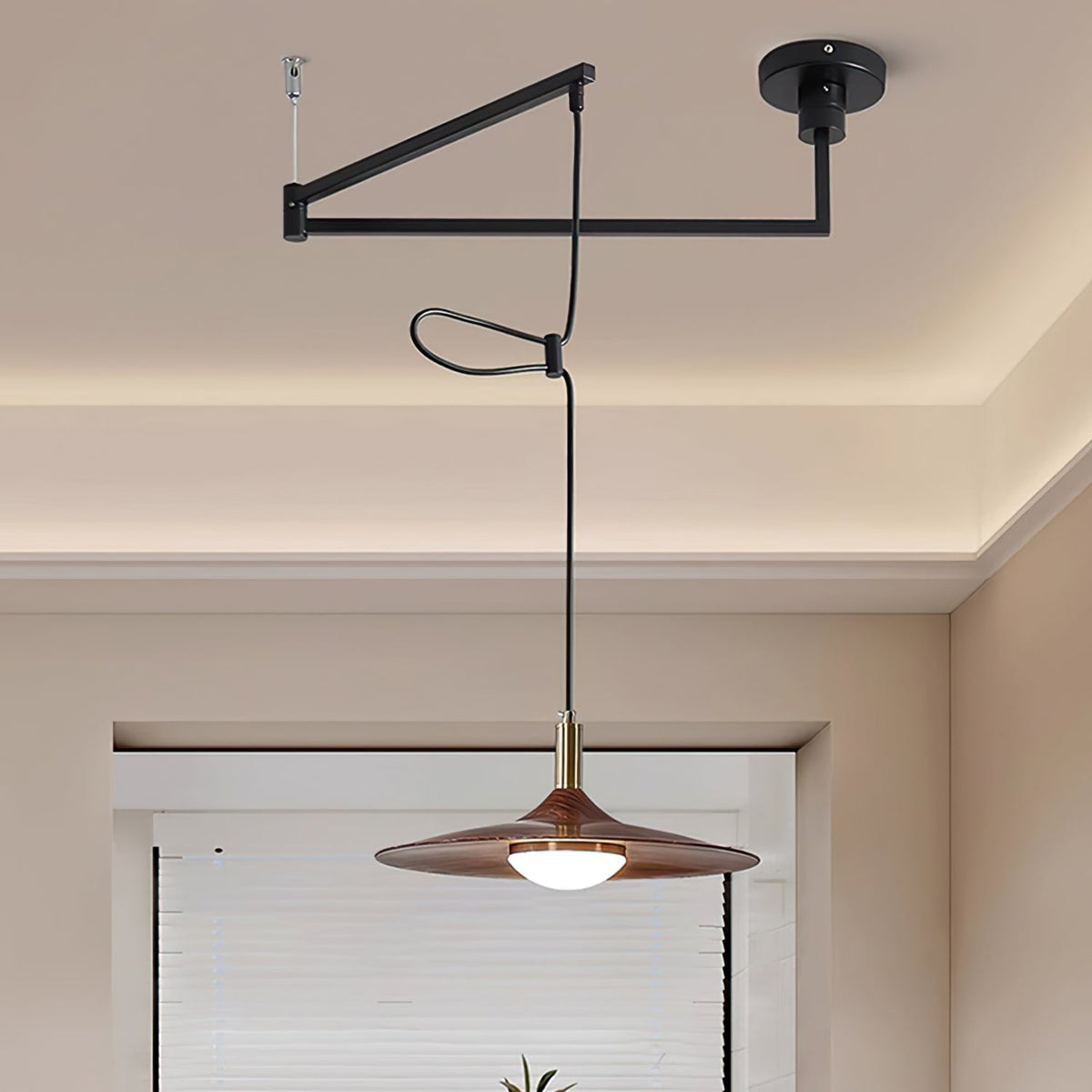 Lampa wisząca regulowana Zelme