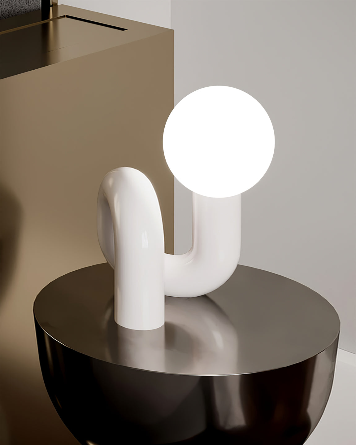 Lampa stołowa spiralna Radal