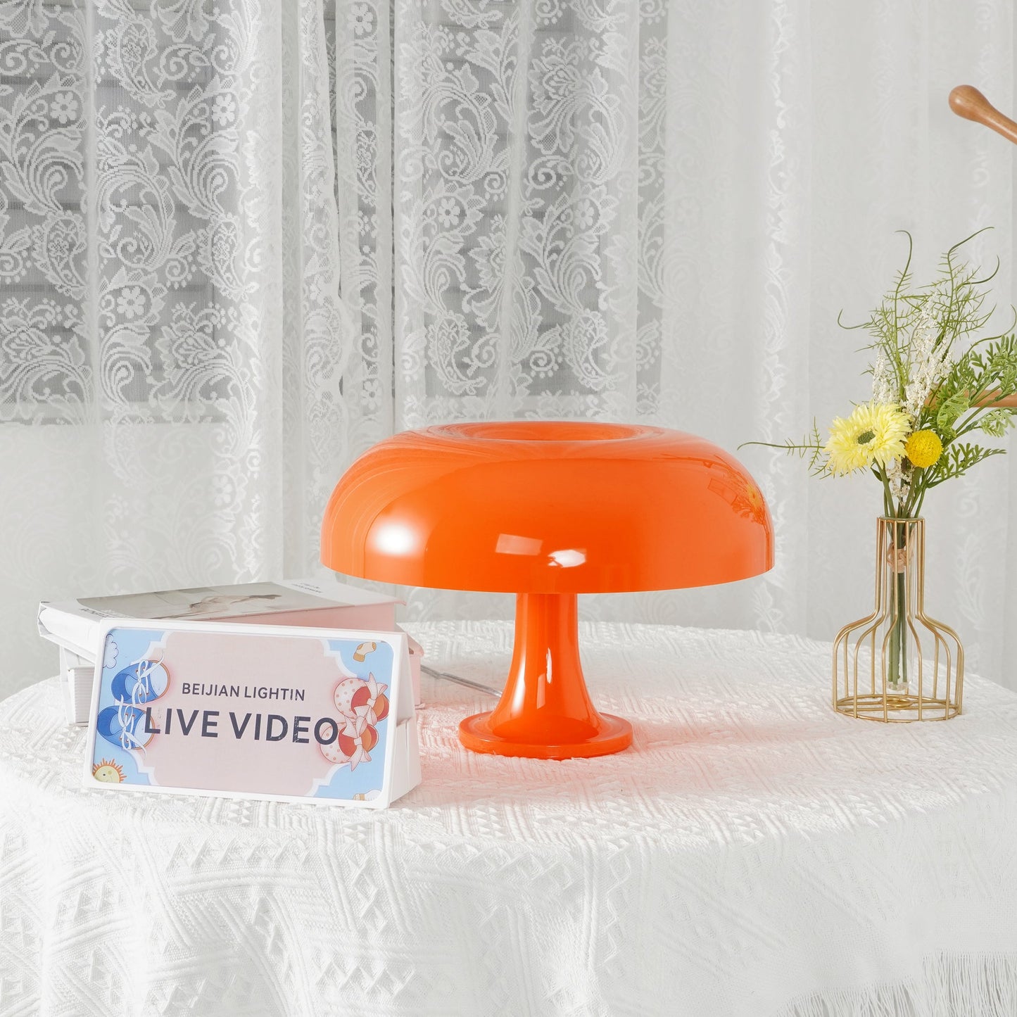 Lampa stołowa grzybkowa Polinev