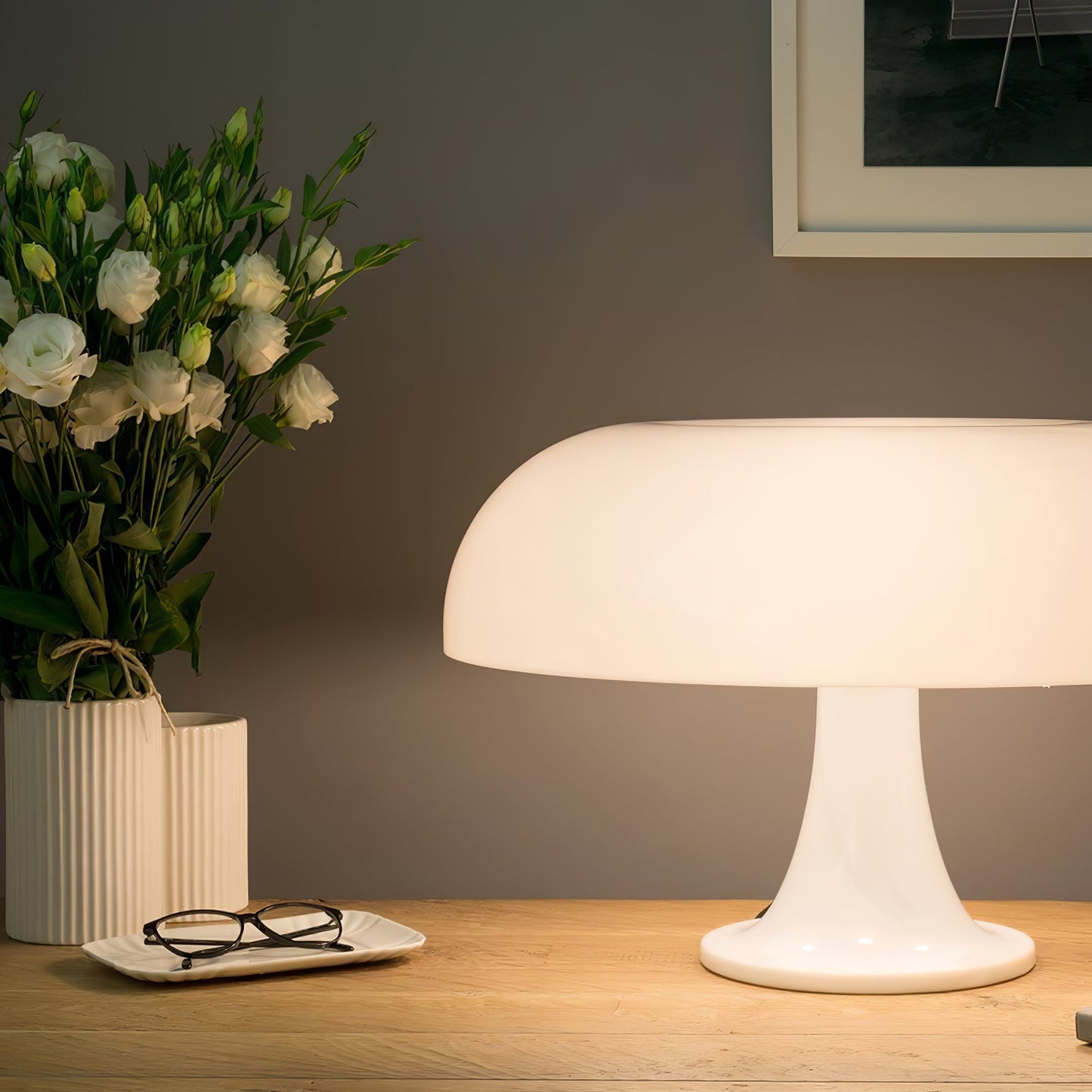 Lampa stołowa grzybkowa Polinev