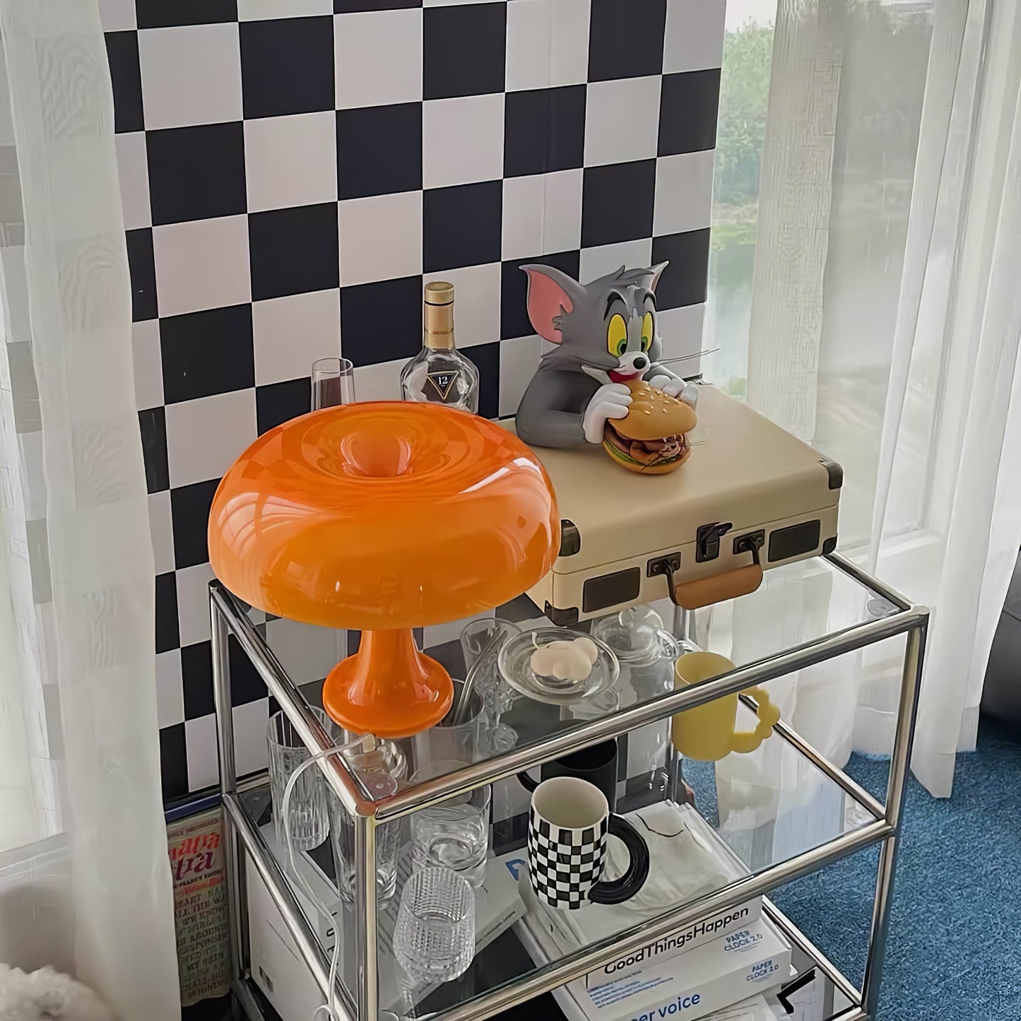 Lampa stołowa grzybkowa Polinev