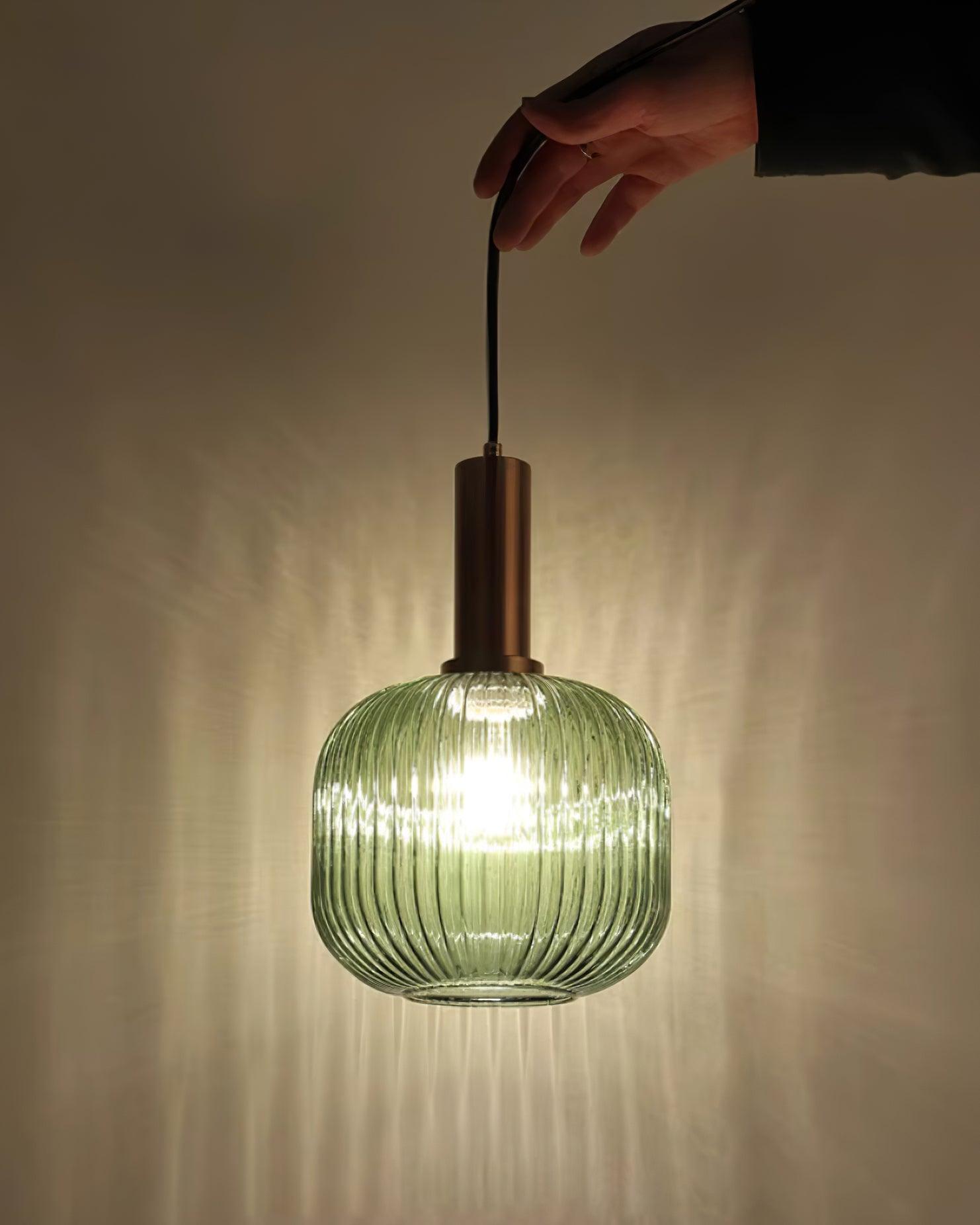 Lampa wisząca ryflowana Elma