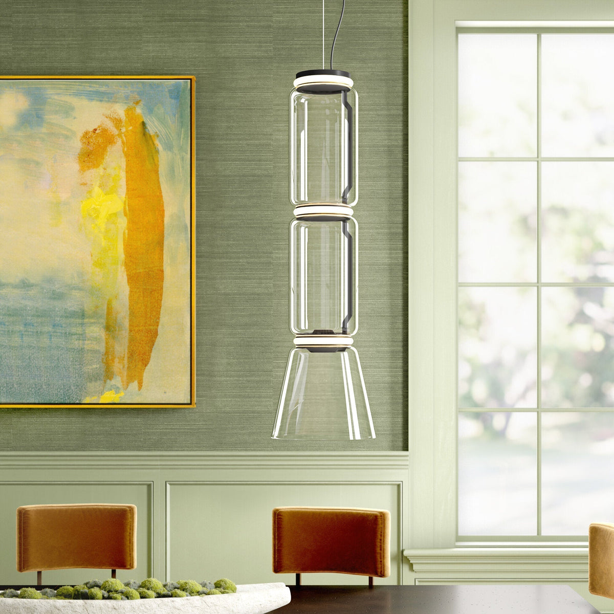 Lampa wisząca minimalistyczna Belvano