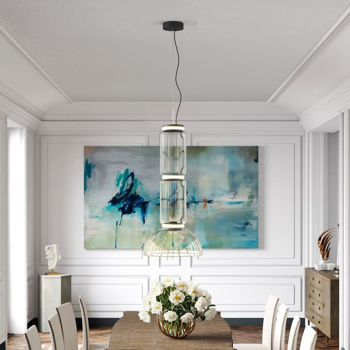 Lampa wisząca minimalistyczna Belvano