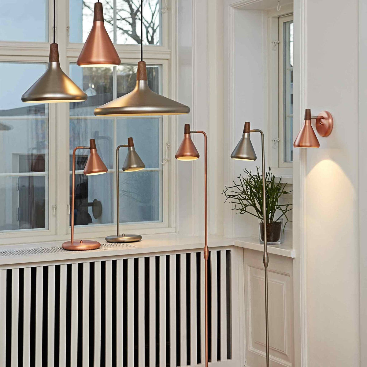 Lampa wisząca stożkowa Janena