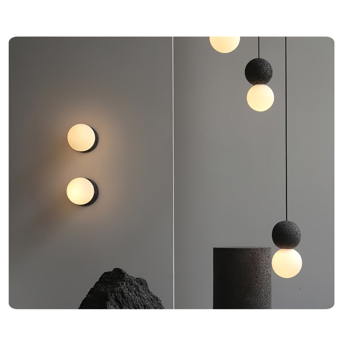 Lampa wisząca kulista Domskimir