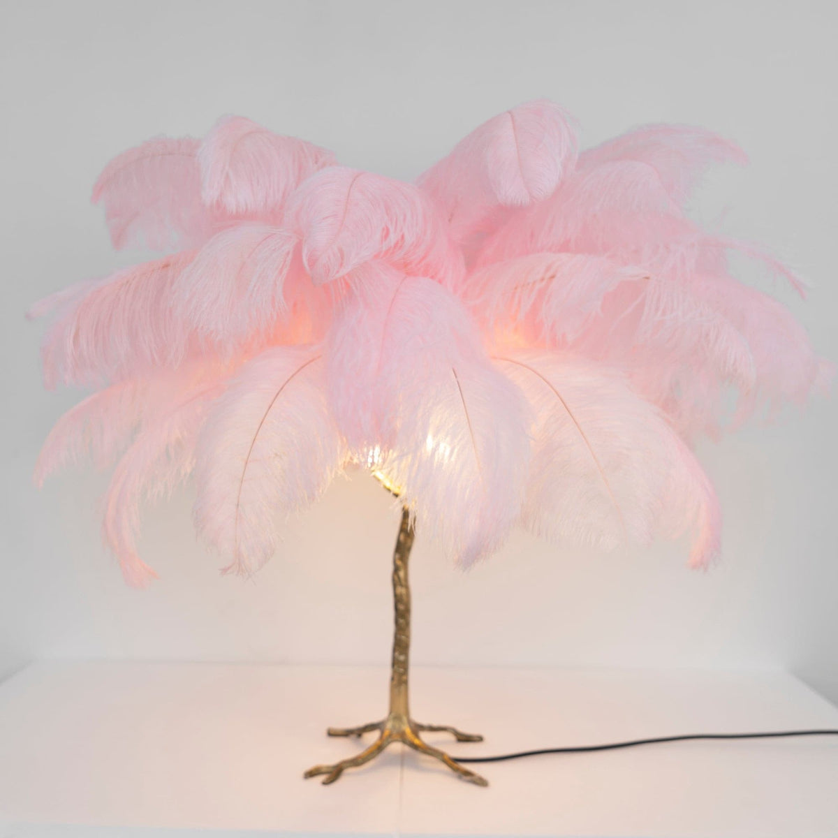 Ostrich Feather Table Lamp – detail 8