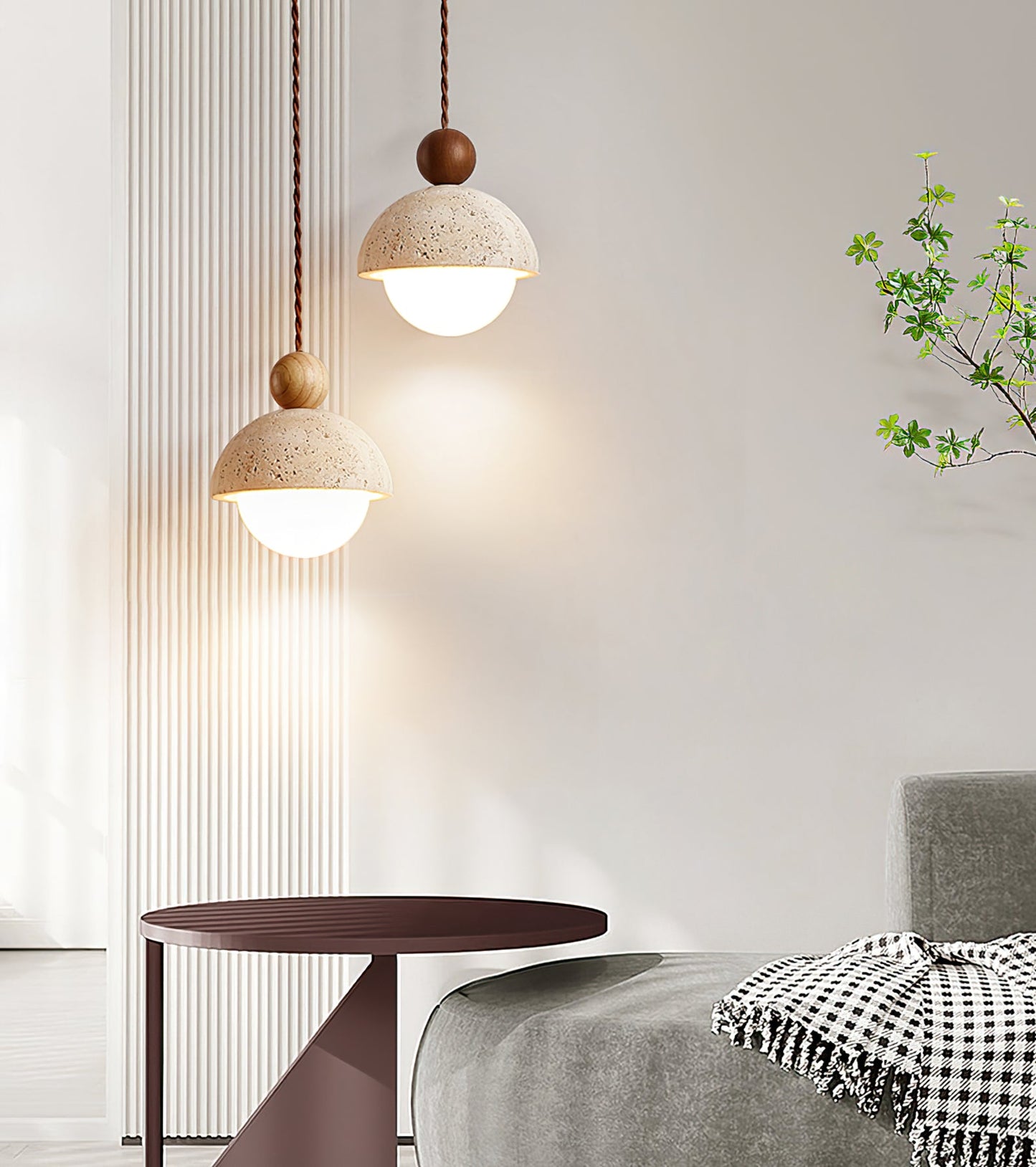 Lampa wisząca kulista Alonek