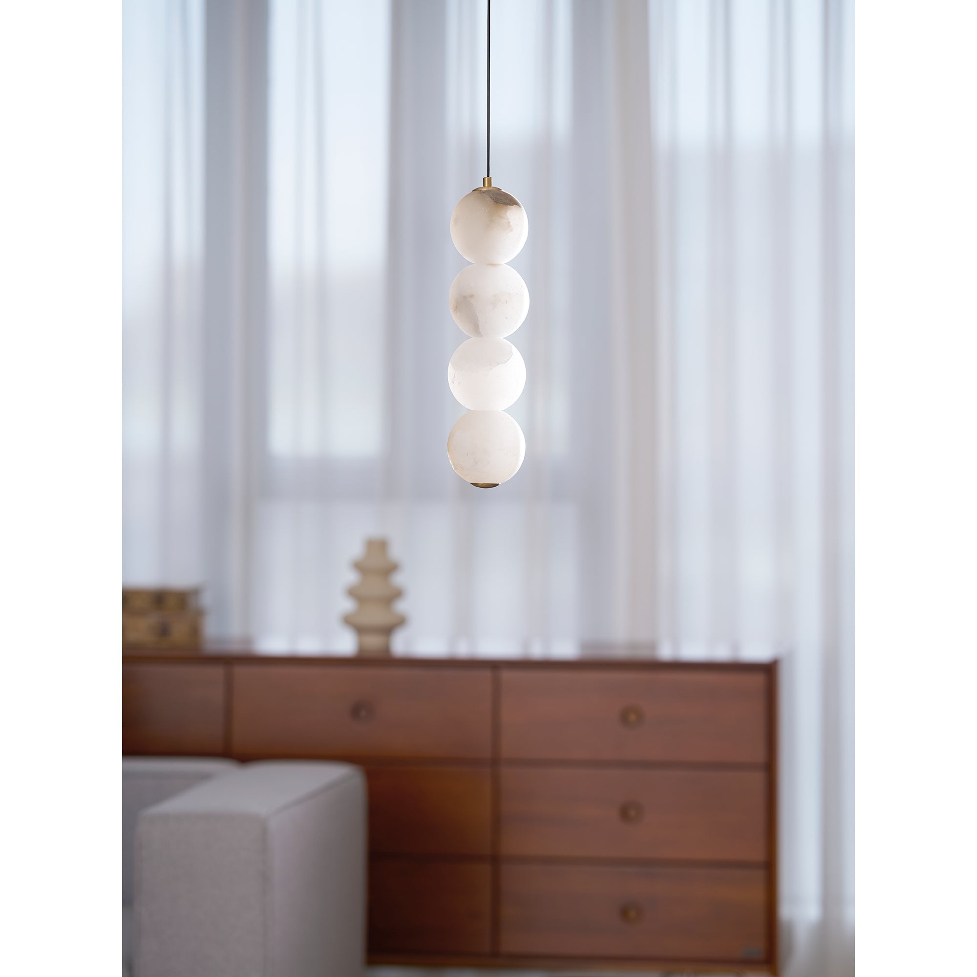 Lampa wisząca kulista Rotorski