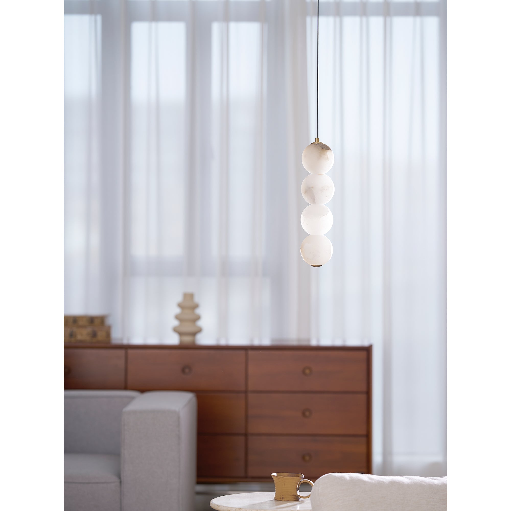 Lampa wisząca kulista Rotorski