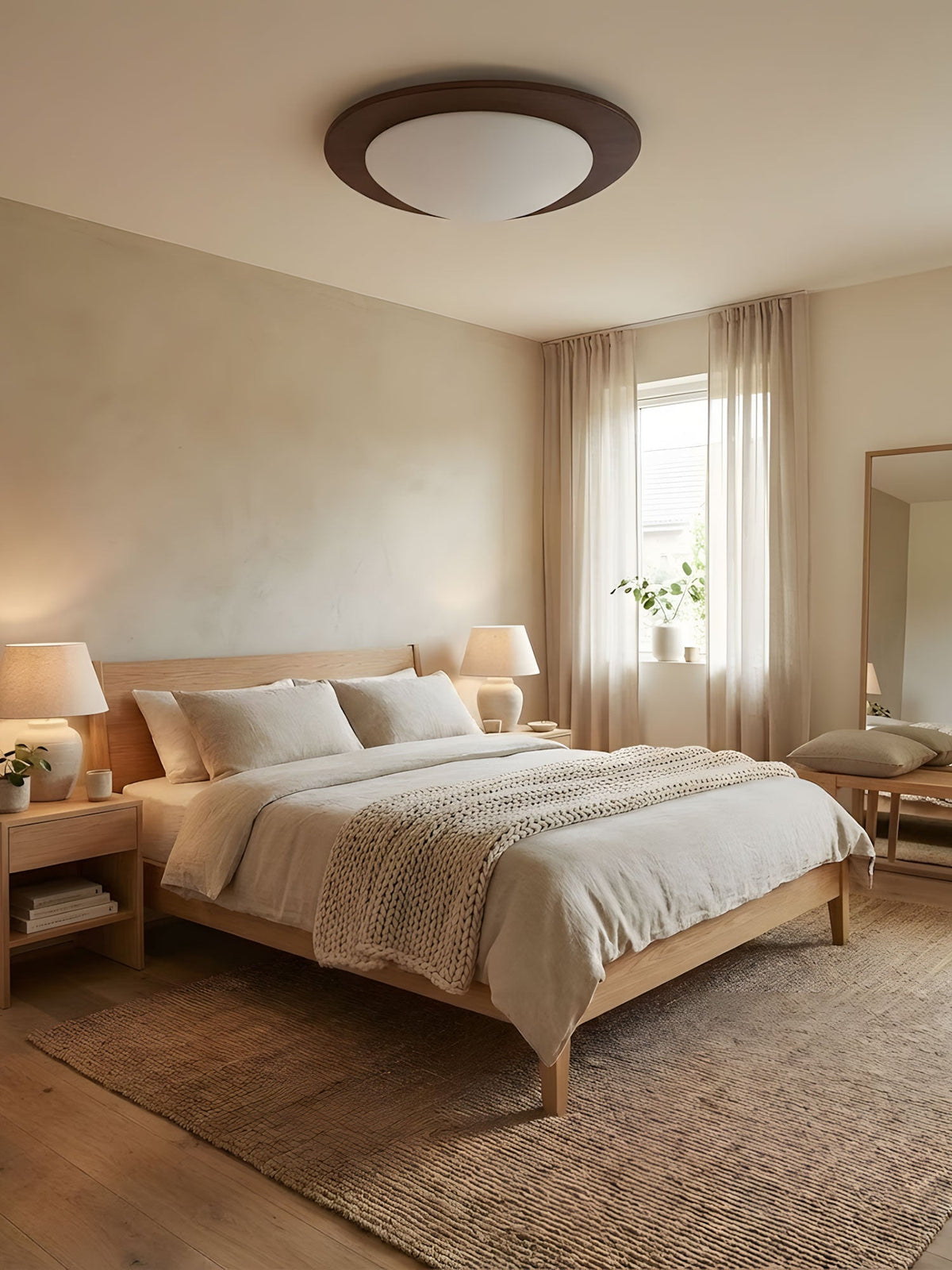 Pebble Wooden Ceiling Light – detail 10
