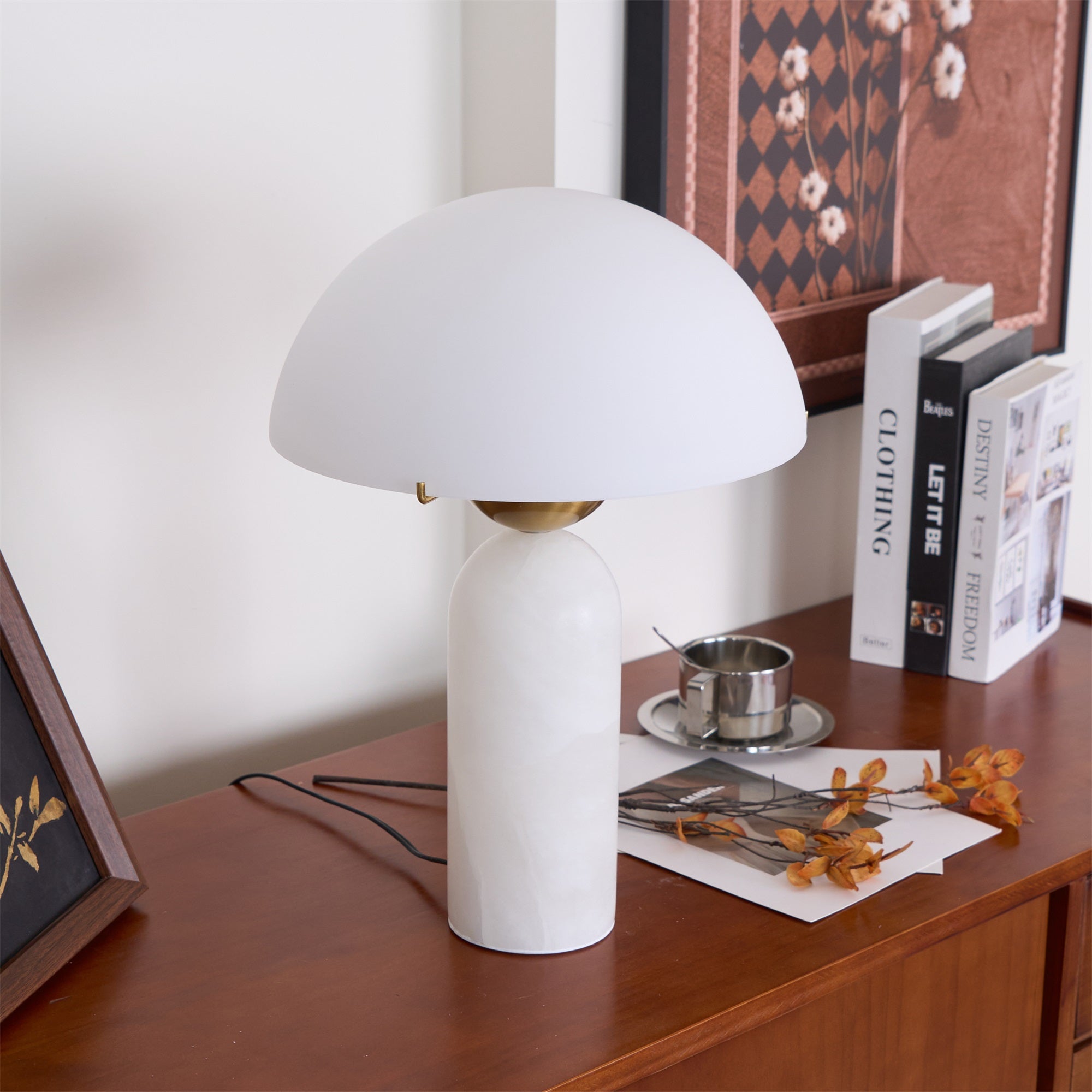 Lampa stołowa kulista Wenev