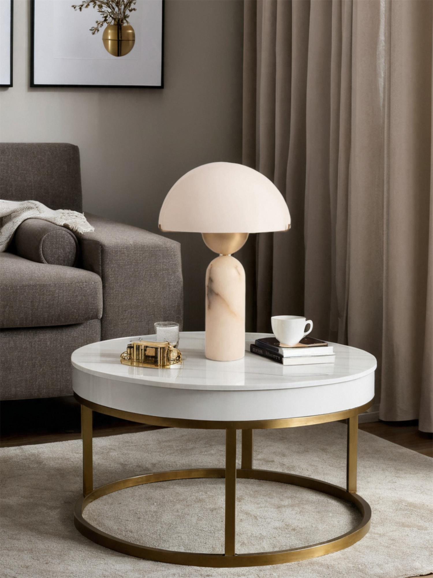 Lampa stołowa kulista Wenev