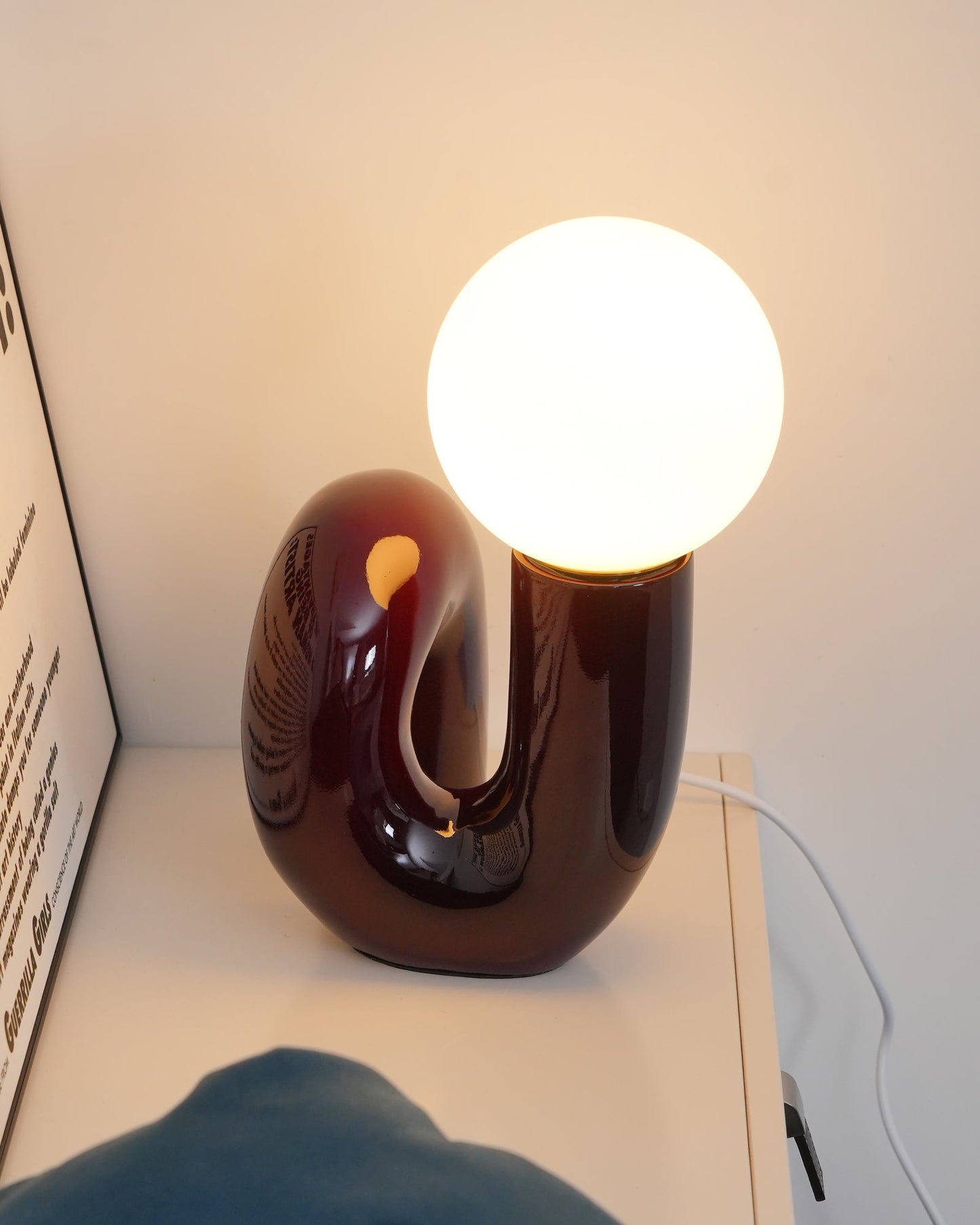 Lampa stołowa spiralna Radal