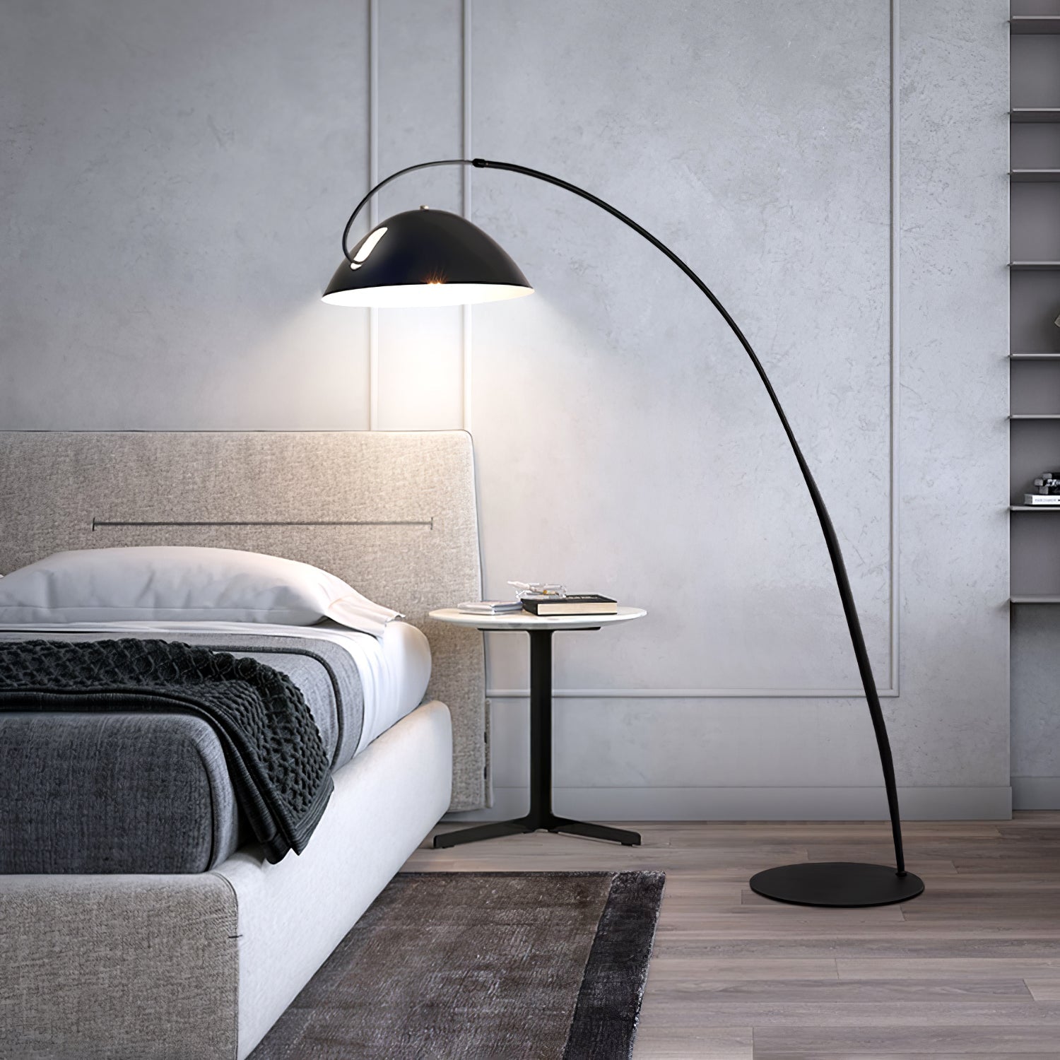 Lampa podłogowa łukowa Stanak