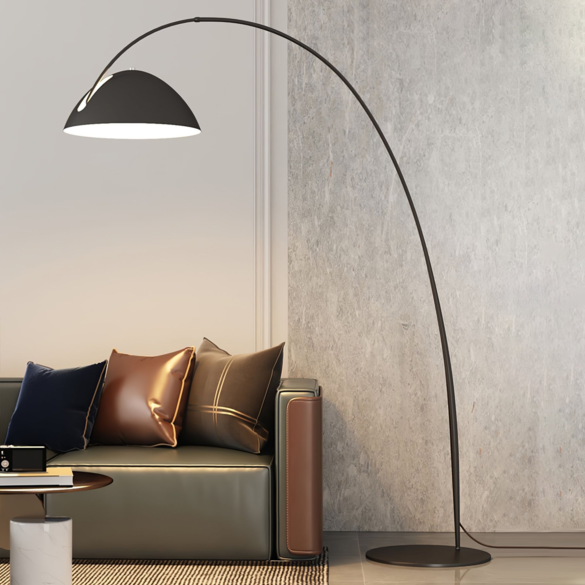 Lampa podłogowa łukowa Stanak