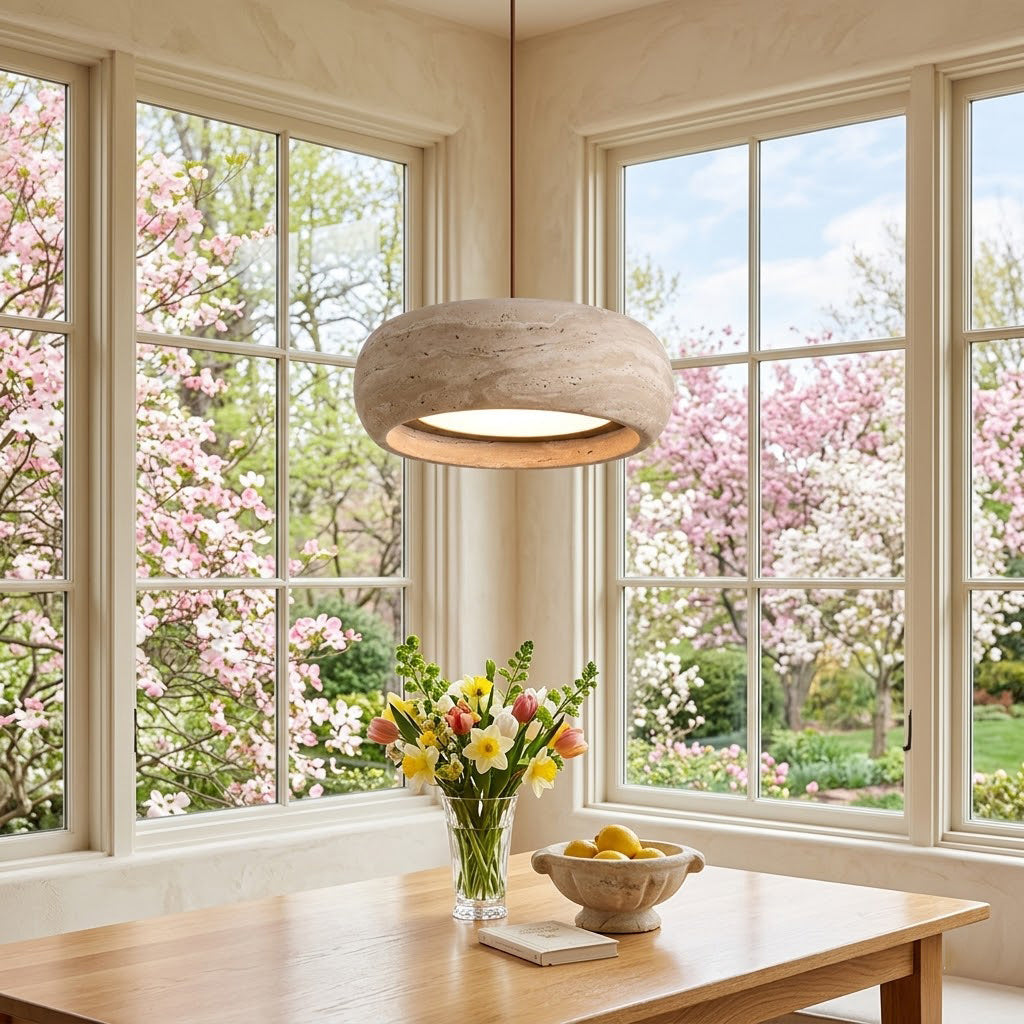 Lampa wisząca okrągła Tomanar