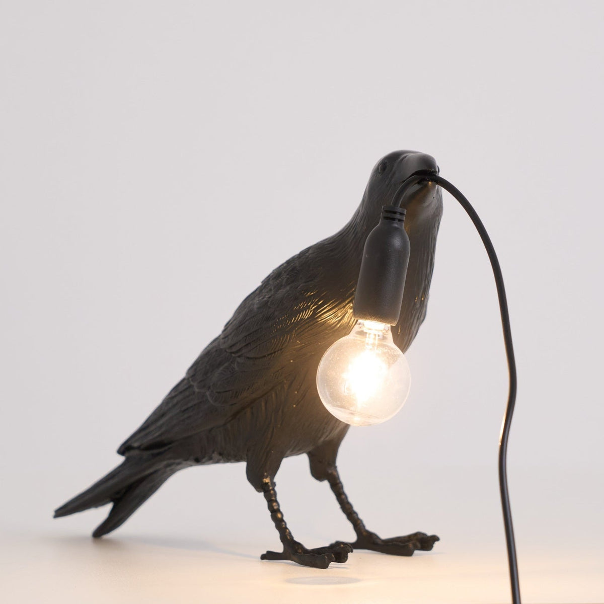 Raven Resin Table Lamp – detail 24