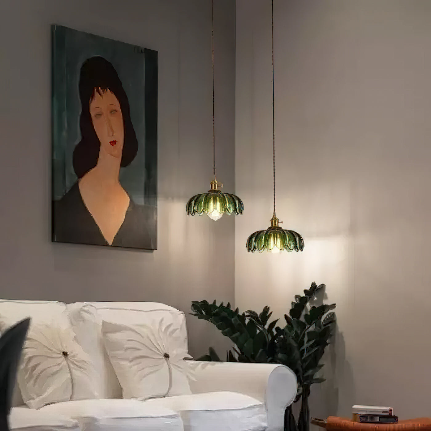 Lampa wisząca retro Branka