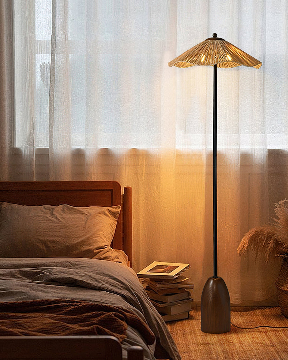 Lampa podłogowa retro Galrek