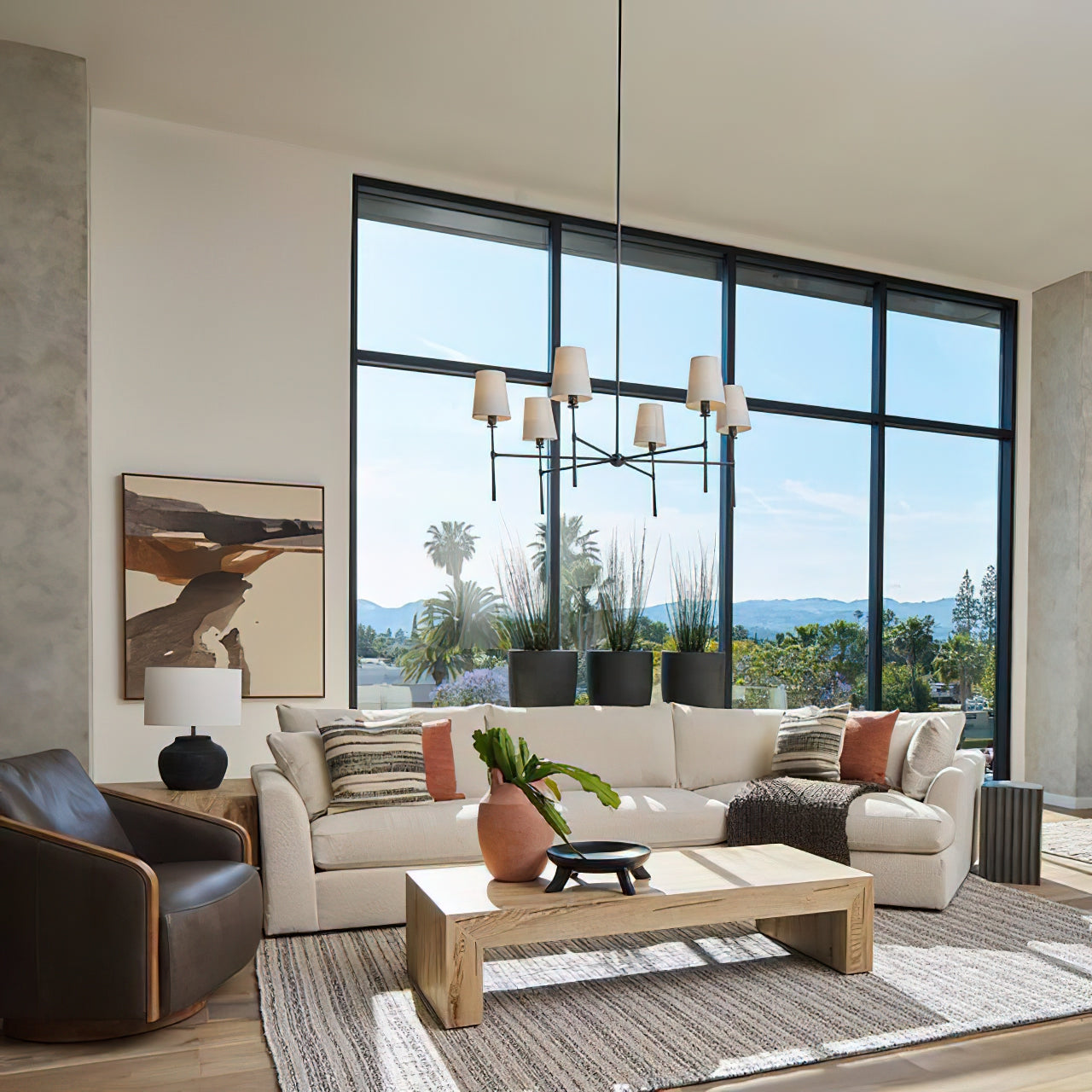 Żyrandol okrągły Hanerlo