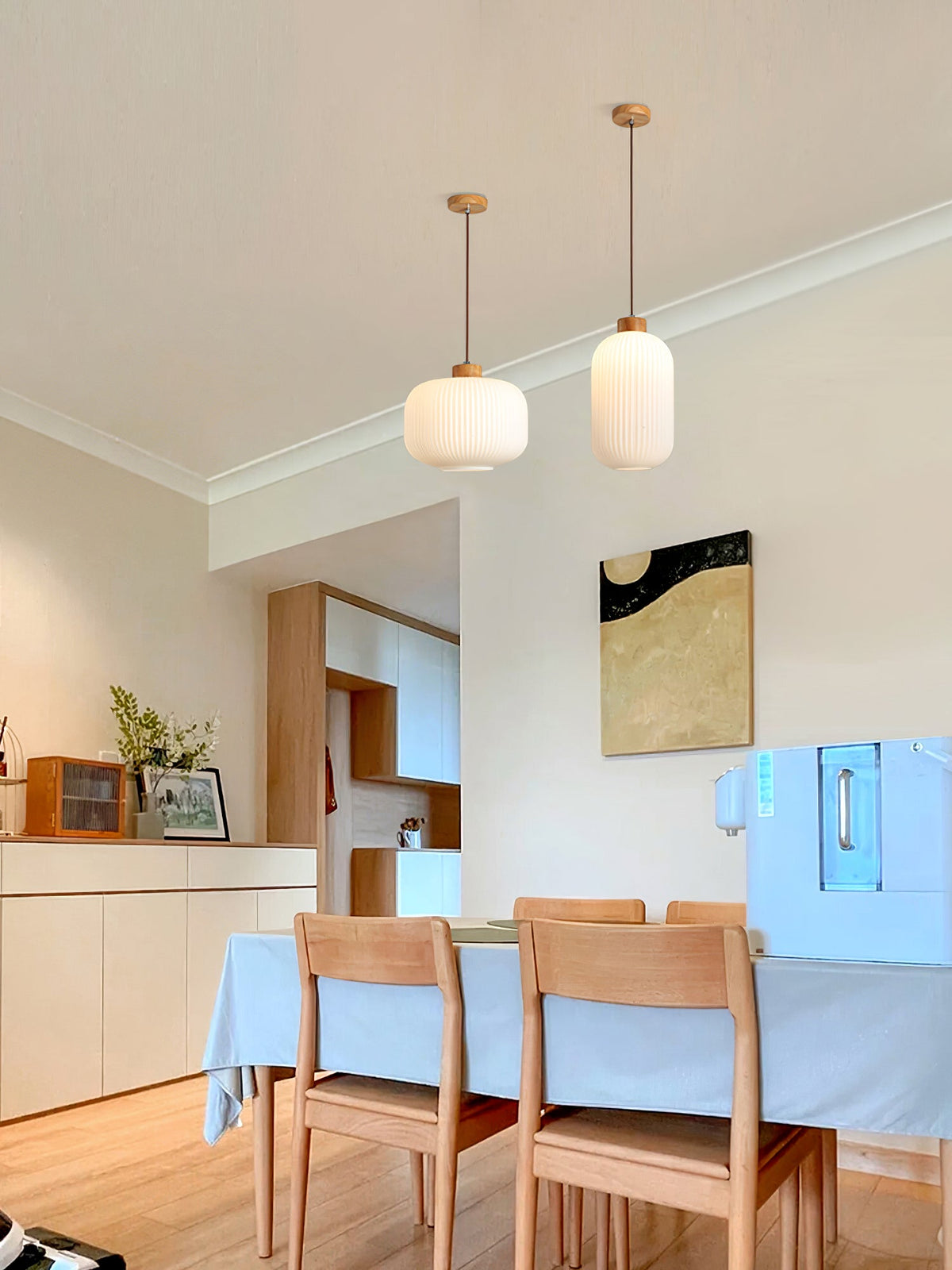 Lampa wisząca ryflowana Lesorro