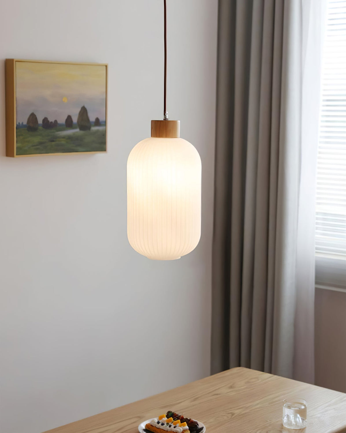 Lampa wisząca ryflowana Lesorro