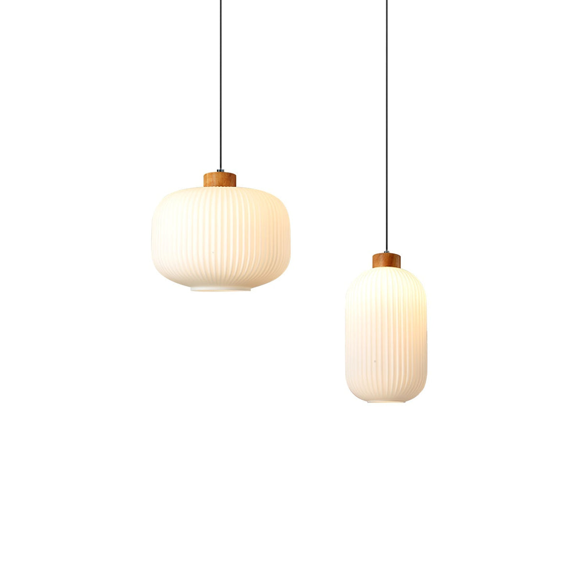 Lampa wisząca ryflowana Lesorro