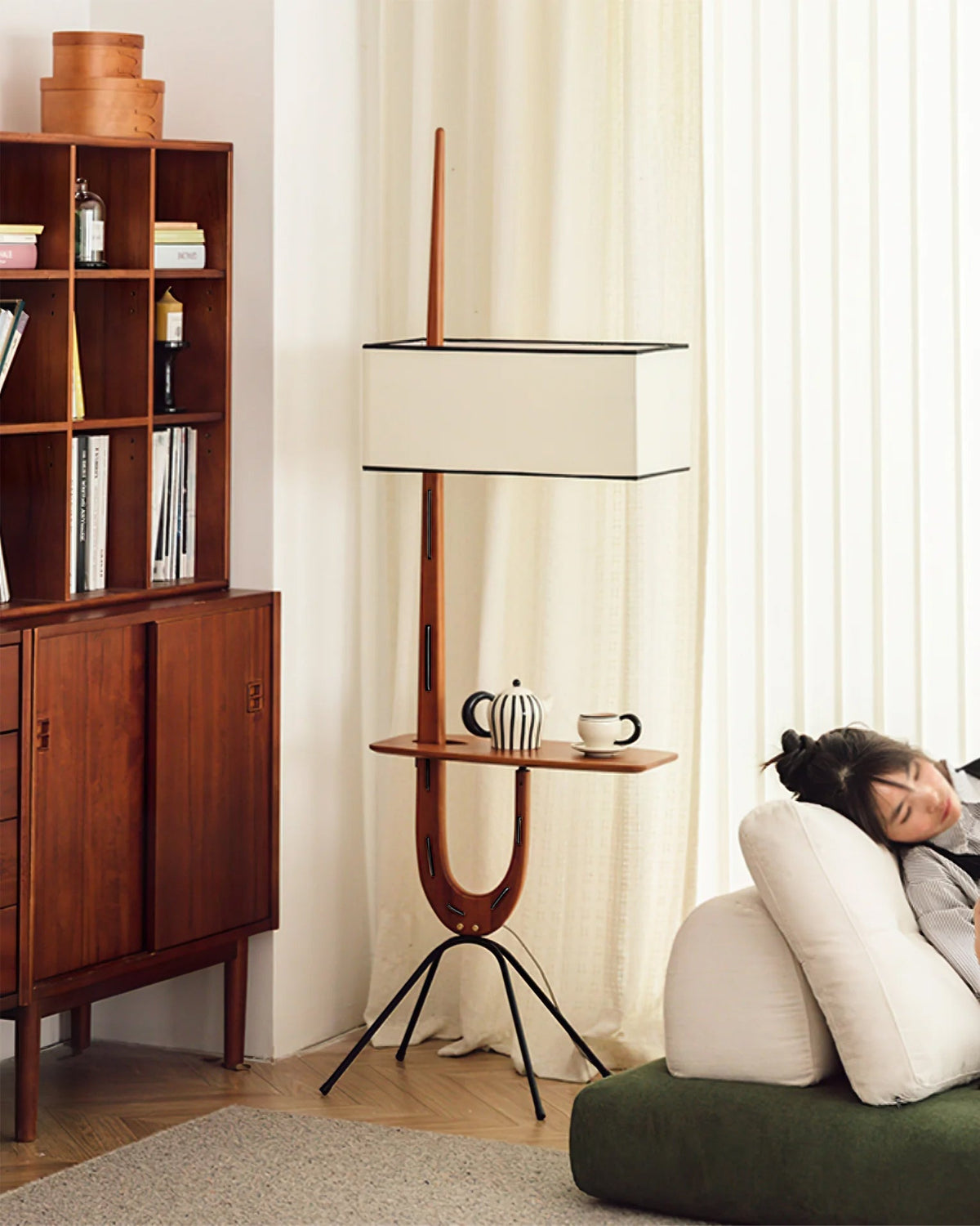 Lampa podłogowa vintage Janmi