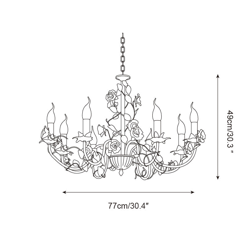 Żyrandol vintage Hanla
