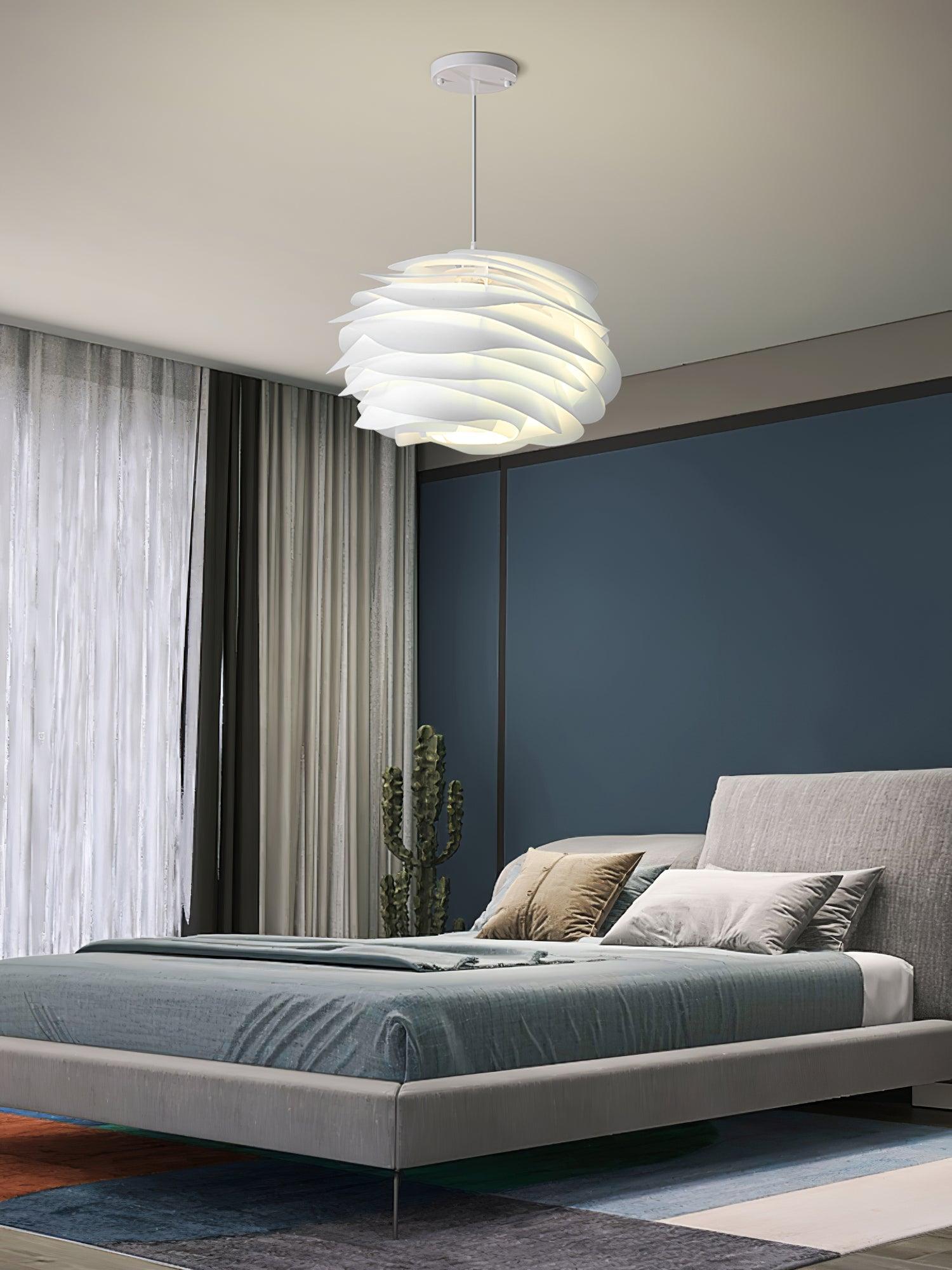 Lampa wisząca kwiatowa Kornrik