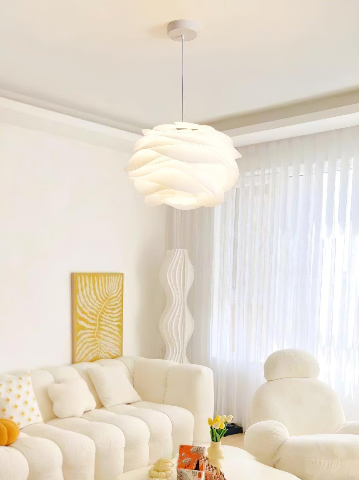 Lampa wisząca kwiatowa Kornrik
